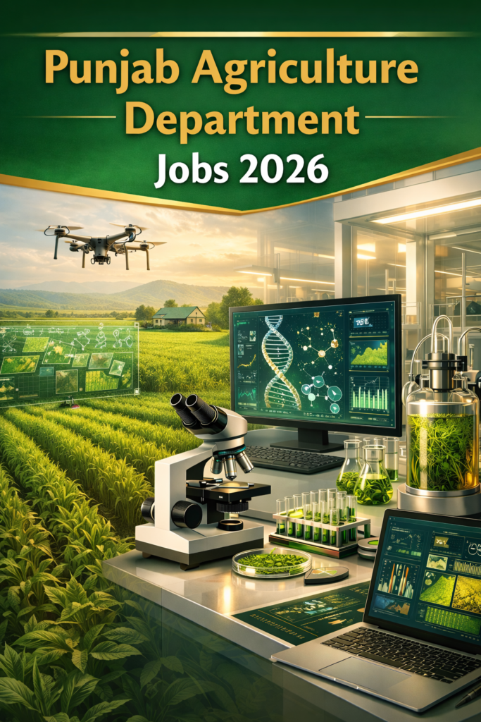 Punjab Agriculture Department Jobs 2026