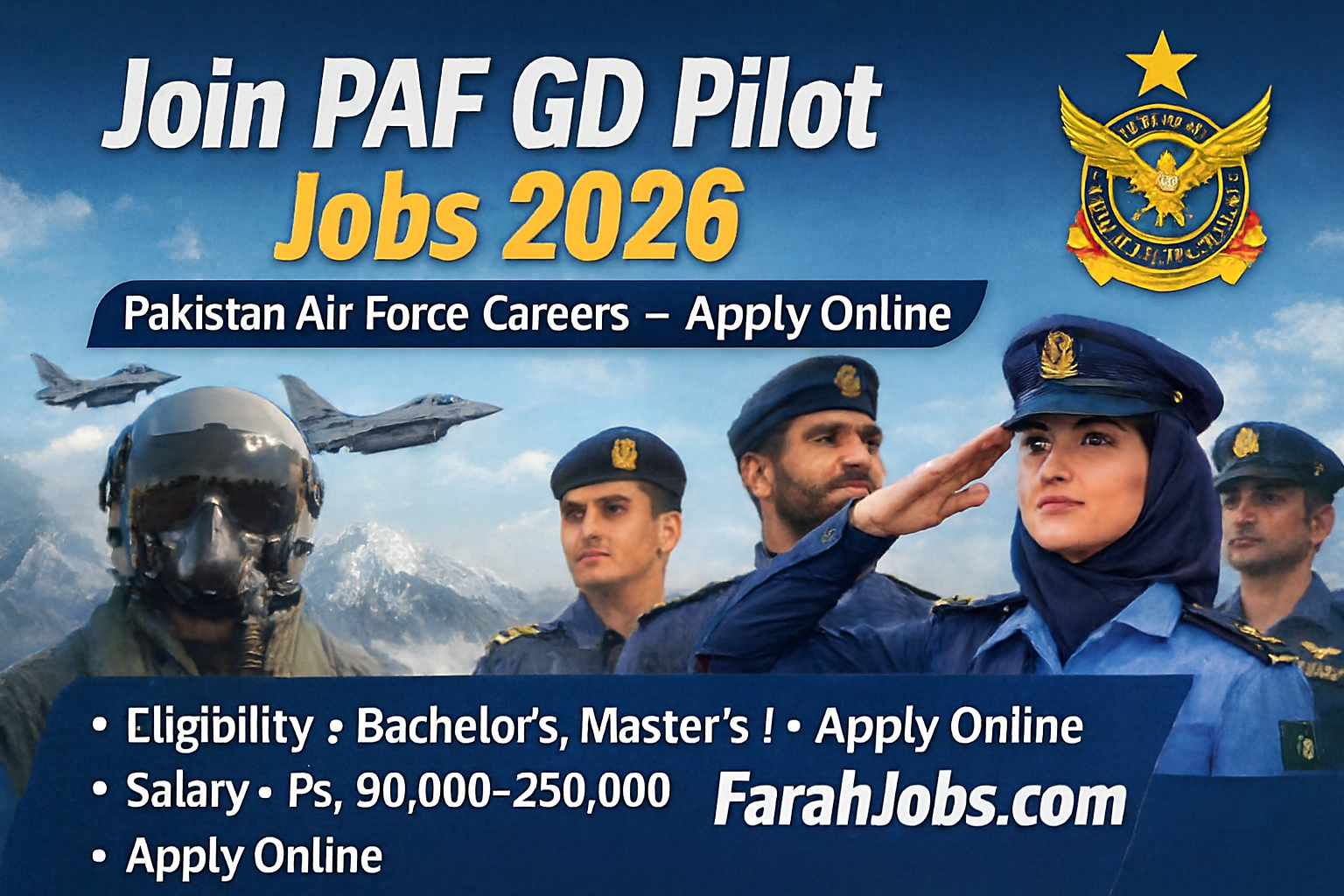 Pakistan Air Force GD Pilot Registration 2026